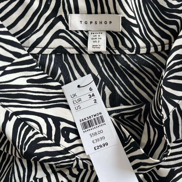 BNWT Topshop Printed Skirt - Picture 4 of 4
